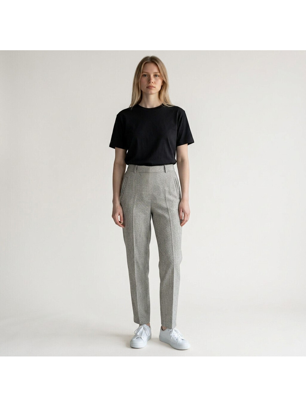Pendleton Dress Pants Women 16 Gray High Rise Pleated Wool Straight Pockets